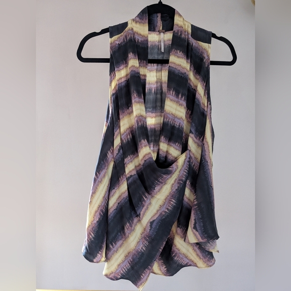 Free People - Draped Purple Ombre Tank - Picture 3 of 7